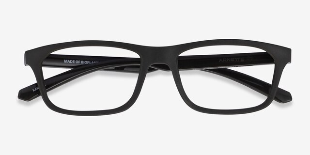ARNETTE Kamaya Matte Gray PlasticEyeglass Frames from EyeBuyDirect, Closed View