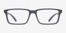 ARNETTE Koko Matte Gray Eco-friendlyEyeglass Frames from EyeBuyDirect, Front View