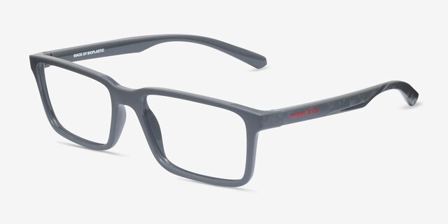 ARNETTE Koko Matte Gray Eco-friendlyEyeglass Frames from EyeBuyDirect, Angle View