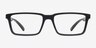 ARNETTE Koko Shiny Black Eco-friendlyEyeglass Frames from EyeBuyDirect, Front View