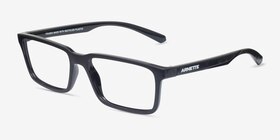 ARNETTE Koko Shiny Black Éco-responsable Montures de lunettes de vue d'EyeBuyDirect, Vue d'Angle