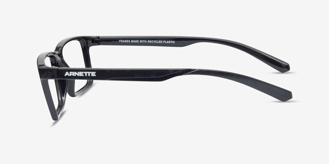 ARNETTE Koko Shiny Black Eco-friendlyEyeglass Frames from EyeBuyDirect, Side View