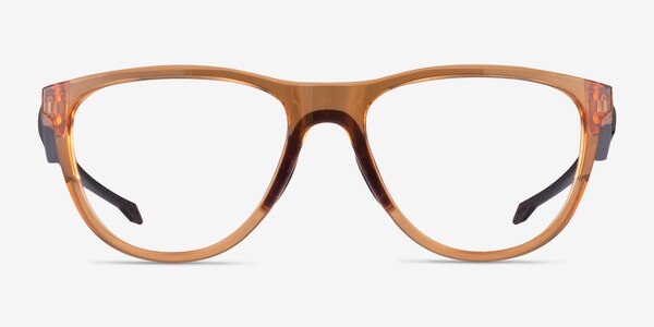 Oakley Admission Clear Orange Plastic Eyeglass Frames