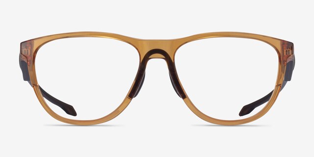Oakley Admission A Orange PlasticEyeglass Frames from EyeBuyDirect, Front View