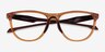 Oakley Admission A Orange PlasticEyeglass Frames from EyeBuyDirect, Closed View