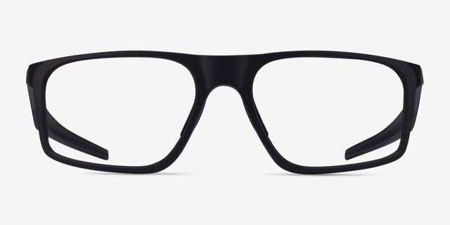Oakley Bat Flip Black PlasticEyeglass Frames from EyeBuyDirect, Front View