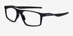Oakley Bat Flip Black PlasticEyeglass Frames from EyeBuyDirect, Angle View