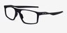 Oakley Bat Flip Black PlasticEyeglass Frames from EyeBuyDirect, Angle View