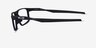 Oakley Bat Flip Black PlasticEyeglass Frames from EyeBuyDirect, Side View