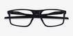 Oakley Bat Flip Black PlasticEyeglass Frames from EyeBuyDirect, Closed View