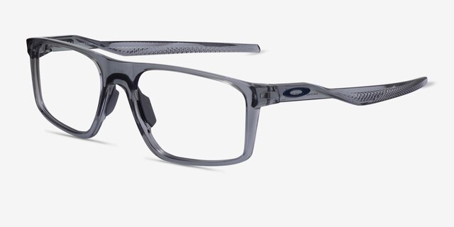 Oakley Bat Flip Clear Gray PlasticEyeglass Frames from EyeBuyDirect, Angle View
