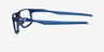 Oakley Bat Flip Blue PlasticEyeglass Frames from EyeBuyDirect, Side View