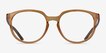 Oakley Bmng Orange PlasticEyeglass Frames from EyeBuyDirect, Front View