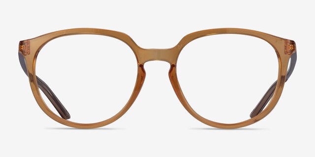 Oakley Bmng Orange PlasticEyeglass Frames from EyeBuyDirect, Front View