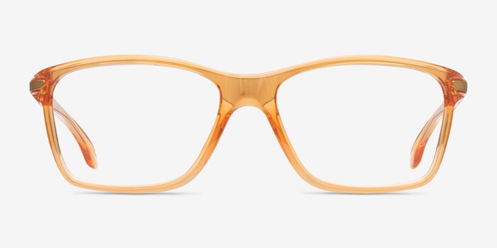 Oakley Cartwheel Transparent Orange Plastic Eyeglass Frames from EyeBuyDirect