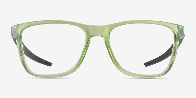 Oakley Centerboard Clear Green PlasticEyeglass Frames from EyeBuyDirect, Front View