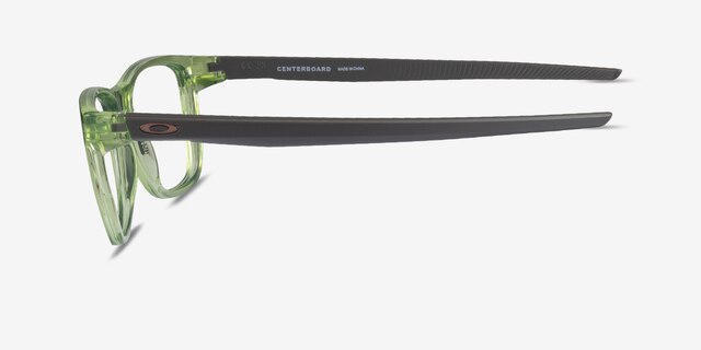 Oakley Centerboard Clear Green PlasticEyeglass Frames from EyeBuyDirect, Side View