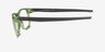 Oakley Centerboard Clear Green PlasticEyeglass Frames from EyeBuyDirect, Side View