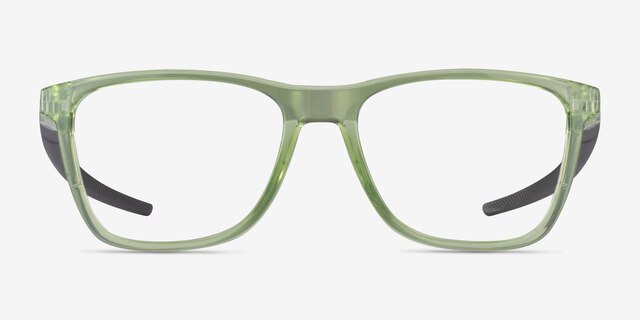 Oakley Centerboard A Clear Green PlasticEyeglass Frames from EyeBuyDirect, Front View