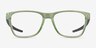Oakley Centerboard A Clear Green PlasticEyeglass Frames from EyeBuyDirect, Front View
