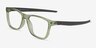 Oakley Centerboard A Clear Green PlasticEyeglass Frames from EyeBuyDirect, Angle View
