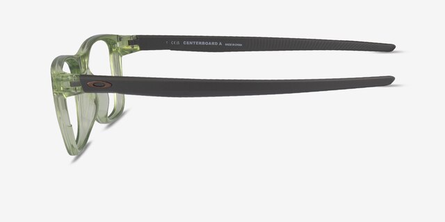 Oakley Centerboard A Clear Green PlasticEyeglass Frames from EyeBuyDirect, Side View