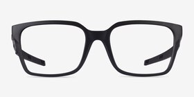 Oakley Dehaven A Noir Plastique Montures de lunettes de vue d'EyeBuyDirect, Vue de Face