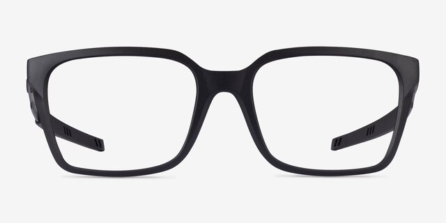 Oakley Dehaven A Black PlasticEyeglass Frames from EyeBuyDirect, Front View
