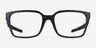 Oakley Dehaven A Black PlasticEyeglass Frames from EyeBuyDirect, Front View