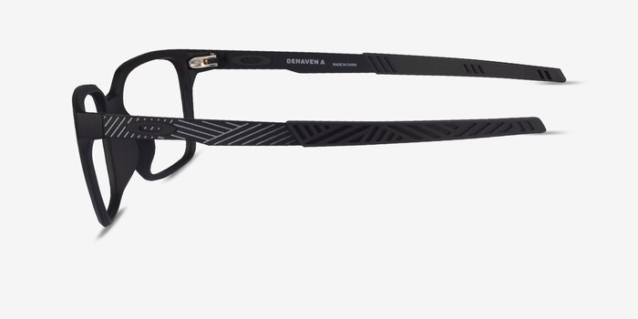 Oakley Dehaven A Black Plastic Eyeglass Frames from EyeBuyDirect