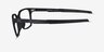 Oakley Dehaven A Black PlasticEyeglass Frames from EyeBuyDirect, Side View