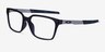 Oakley Dehaven A Gray PlasticEyeglass Frames from EyeBuyDirect, Angle View