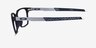 Oakley Dehaven A Gray PlasticEyeglass Frames from EyeBuyDirect, Side View