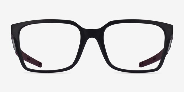 Oakley Dehaven A Matte Black PlasticEyeglass Frames from EyeBuyDirect, Front View