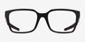 Oakley Dehaven A Matte Black PlasticEyeglass Frames from EyeBuyDirect, Front View