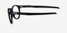 Oakley Exchange R Black PlasticEyeglass Frames from EyeBuyDirect, Side View