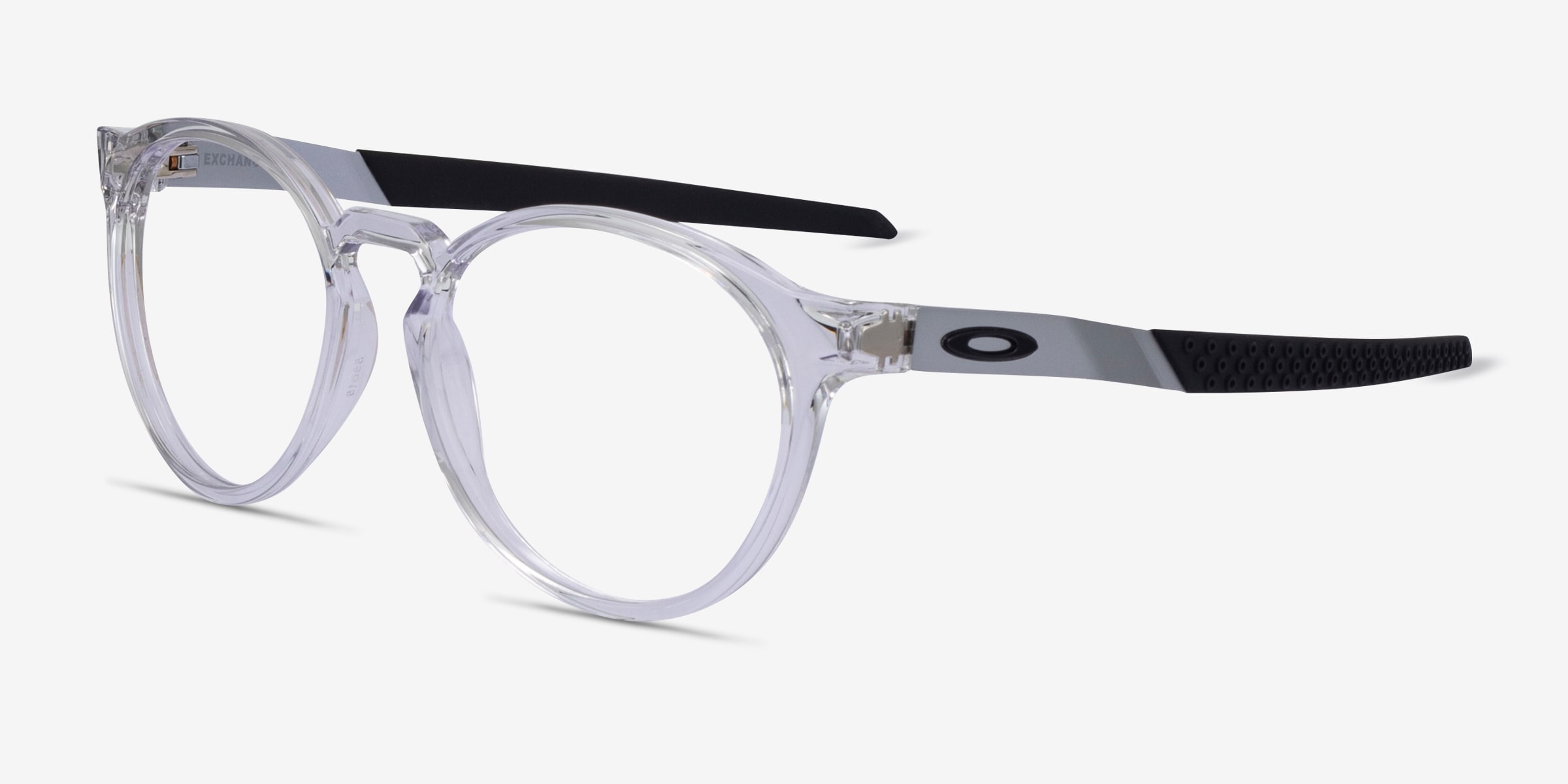 Oakley Exchange R - Round Black Frame Glasses For Men Oakley Exchange R - Round Black Frame Glasses For Men