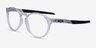 Oakley Exchange R Clear PlasticEyeglass Frames from EyeBuyDirect, Angle View