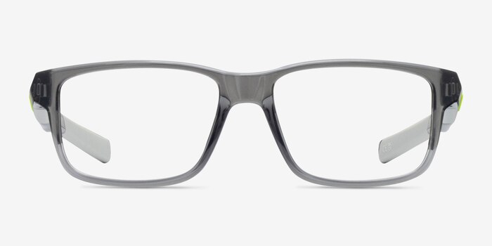 Oakley Field Day Transparent Gray Plastic Eyeglass Frames from EyeBuyDirect