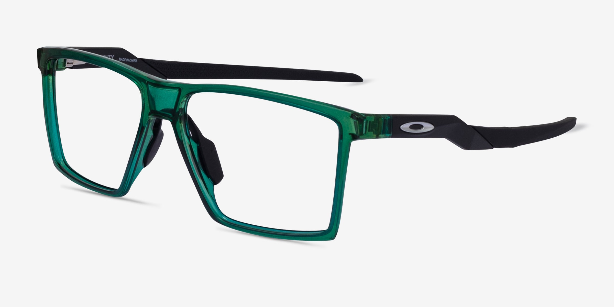 Green oakley glasses on sale