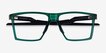 Oakley Futurity Clear Green PlasticEyeglass Frames from EyeBuyDirect, Closed View
