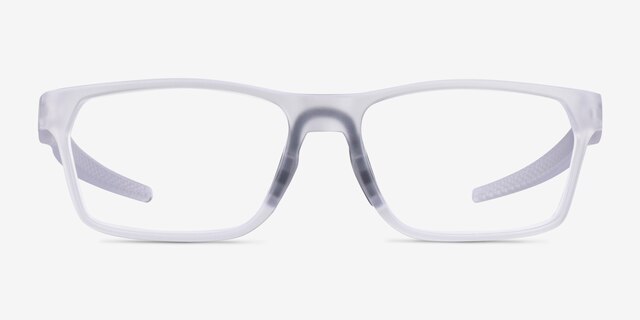 Oakley Hex Jector Clear PlasticEyeglass Frames from EyeBuyDirect, Front View