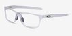 Oakley Hex Jector Clear PlasticEyeglass Frames from EyeBuyDirect, Angle View