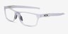 Oakley Hex Jector Clear PlasticEyeglass Frames from EyeBuyDirect, Angle View