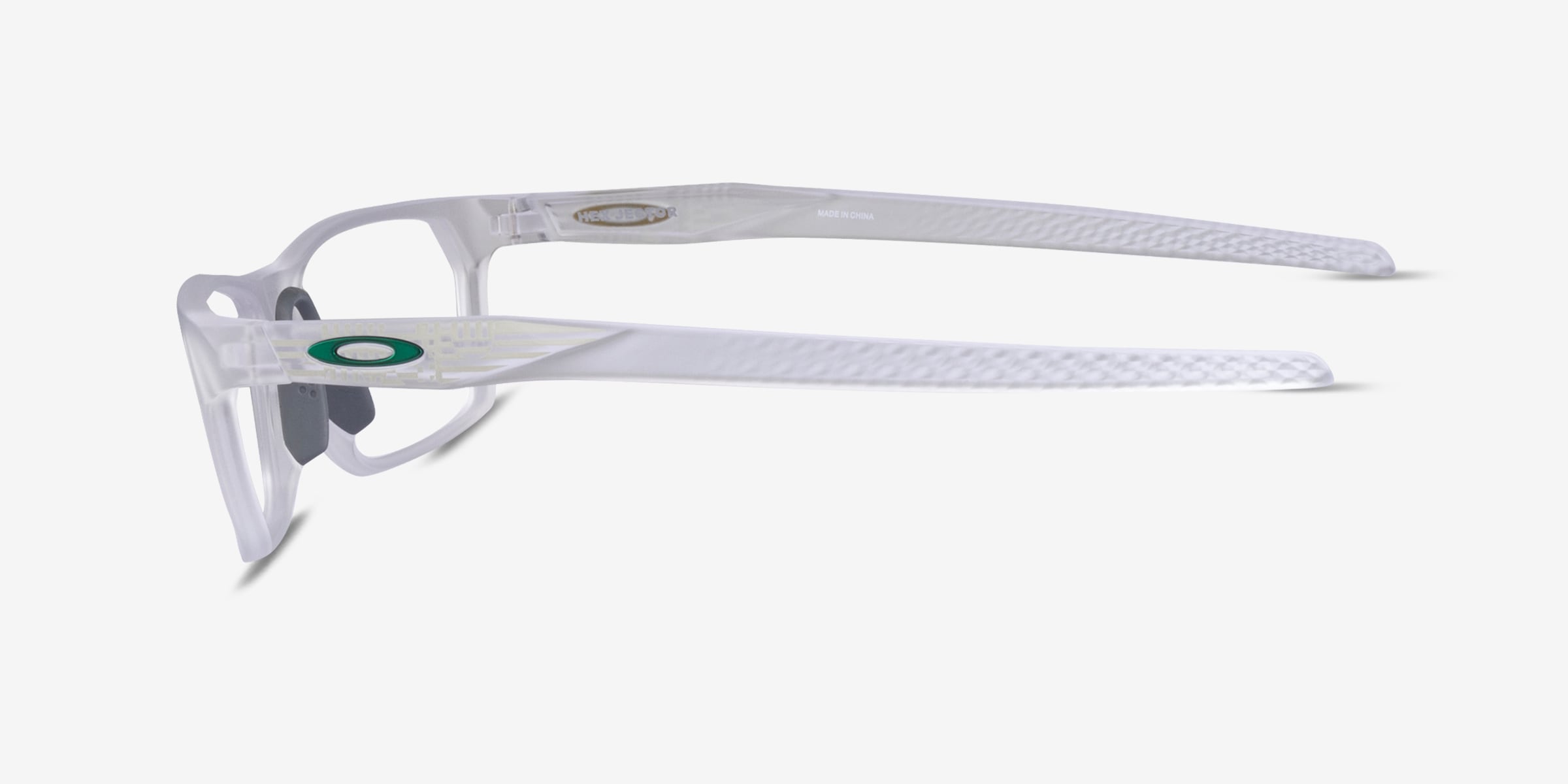 Oakley Hex Jector - Rectangle Satin Gray Smoke Frame Glasses