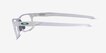 Oakley Hex Jector Clear PlasticEyeglass Frames from EyeBuyDirect, Side View