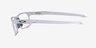 Oakley Hex Jector Clear PlasticEyeglass Frames from EyeBuyDirect, Side View