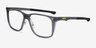 OAKLEY Hip Tone Gray PlasticEyeglass Frames from EyeBuyDirect, Angle View