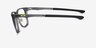 OAKLEY Hip Tone Gray PlasticEyeglass Frames from EyeBuyDirect, Side View