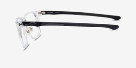 OAKLEY Hip Tone Transparent Plastique Montures de lunettes de vue d'EyeBuyDirect, Vue de Côté